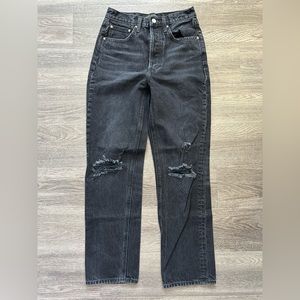 The denim forum joni high rise loose 29L